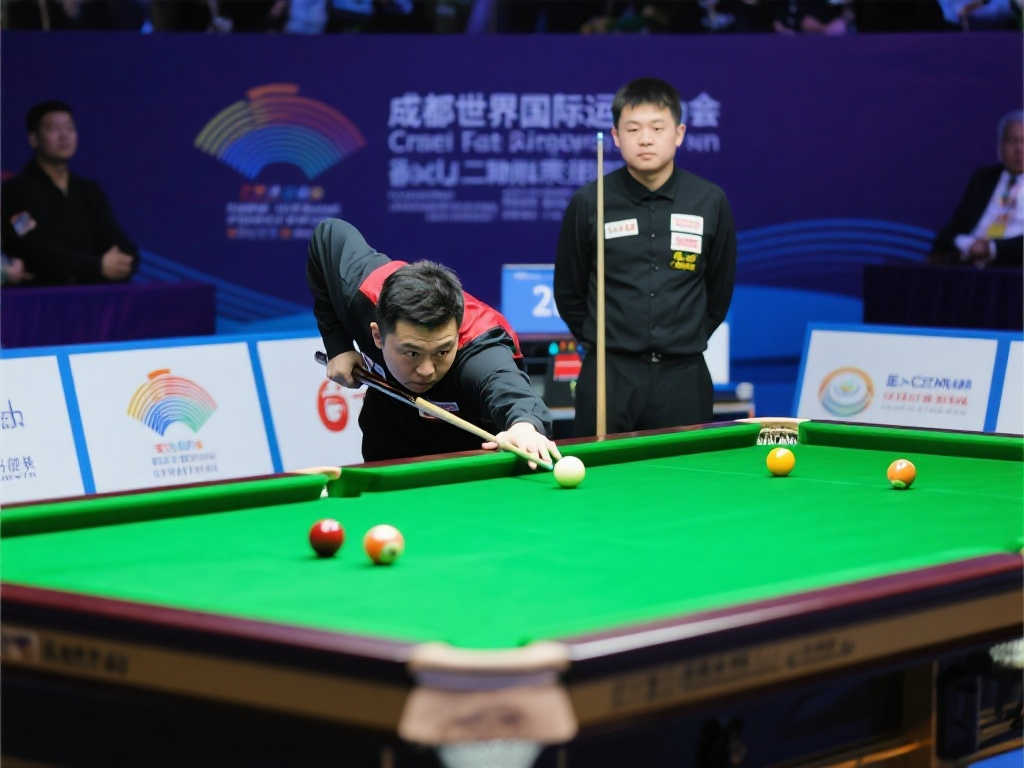 官方确认：肖国栋、白雨露、梁小龙将代表中国征战2025成都世运会斯诺克赛事